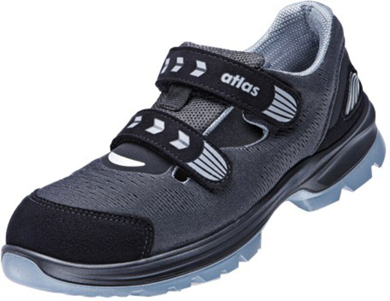 Sandale ESD ERGO-MED 1600, W14, S1, Mesh, unisexe, anthracite/noir, taille 39 #1