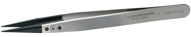 Pinzette mit austauschbaren Fiberglas-Spitzen, feine spitzen, 130 mm #zoom-1