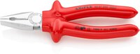 Combination pliers, chrome-plated, dip-insulated, VDE-tested, 200 mm #thumbnail-1