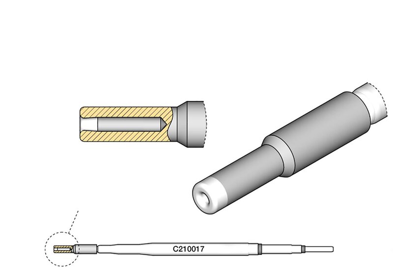 Lötspitze für T210-A / T210-NA, Sonderform, C210017 #2
