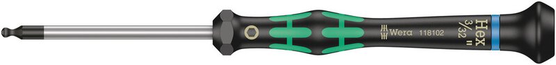 Schraubendreher SW 3/32" 2052 SW 3/32" x 60 mm #1
