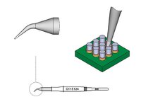 Lötspitze konisch gebogen, D: 0,1 mm, C115124 #thumbnail-2