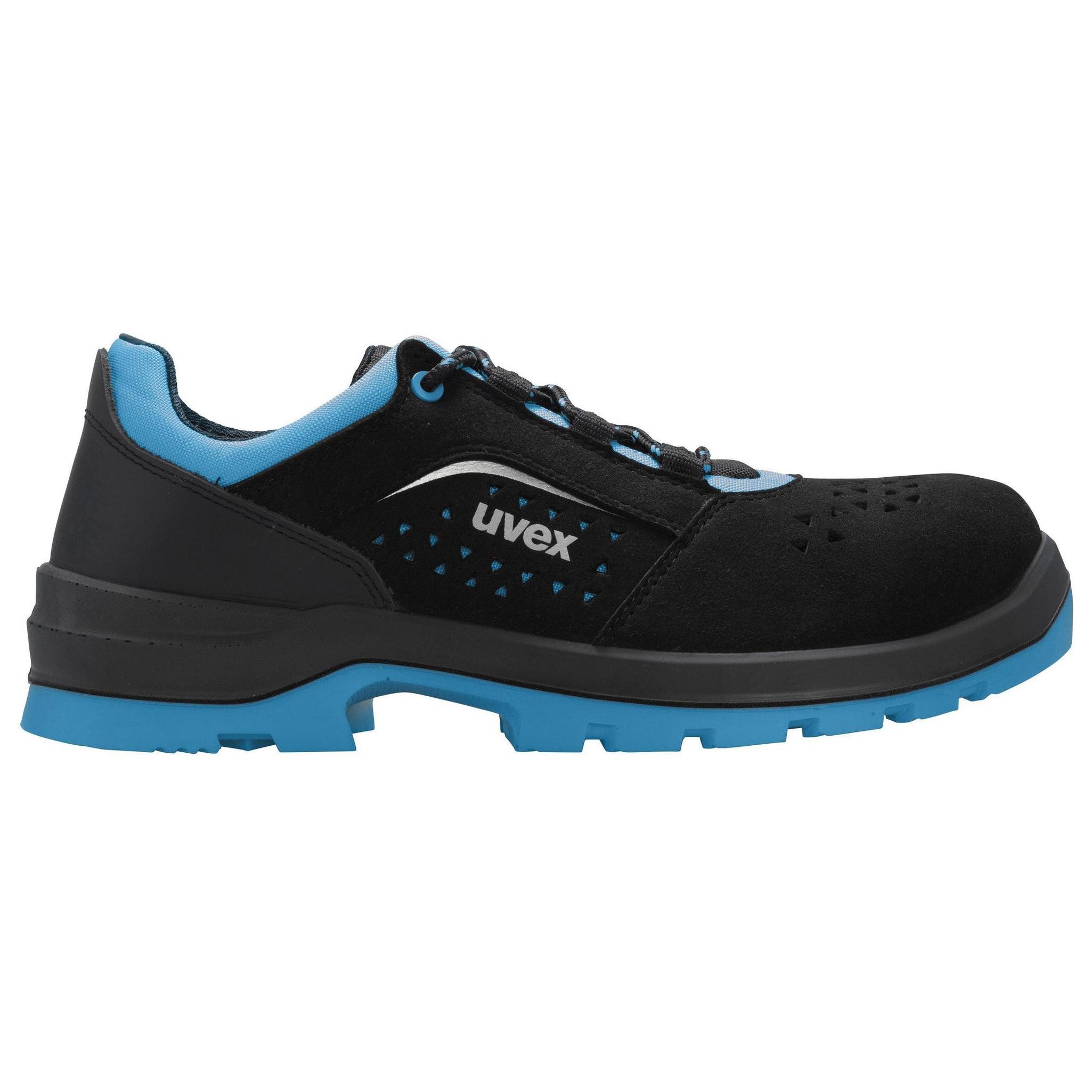 2 xenova Sicherheitsschuh S1 Halbschuh, schwarz-blau #zoom-5