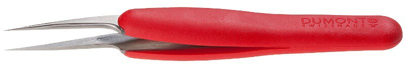 Pincette Ergo ESD Type 5A, pointes obliques, inox amagnétique