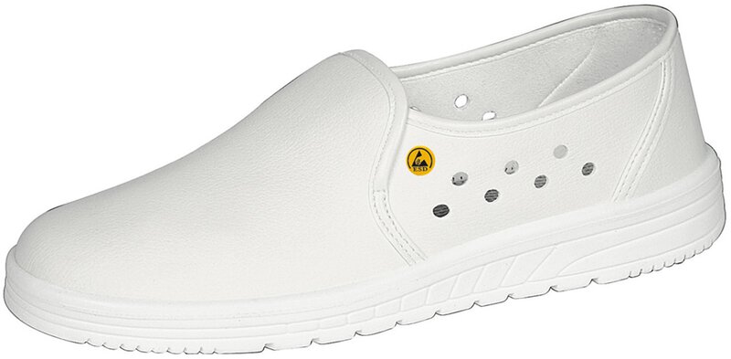 Slipper white ESD - 42, 32370 ESD-professional shoes air cushion ladies / men, O1