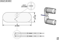 Lötspitze W14038G für WS140 Entlötpinzette, 38G 3 mm #thumbnail-1