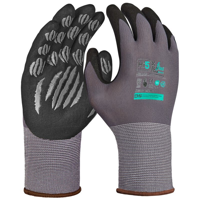 Hi5 X Flexitec Basic gloves 4131X, gray/black #1