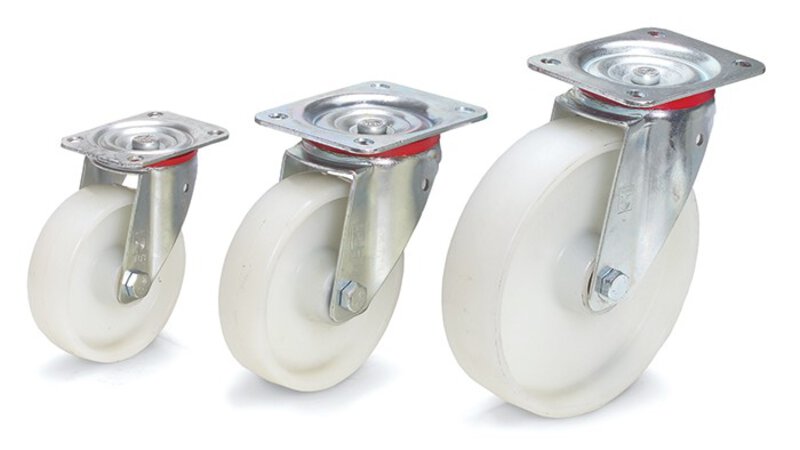 roulette pivotante 150 x 40 mm avec roue en polyamide 