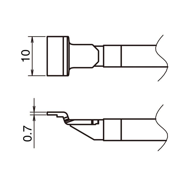 T51-L10 Aktywny grot lutowniczy format SOP 10L