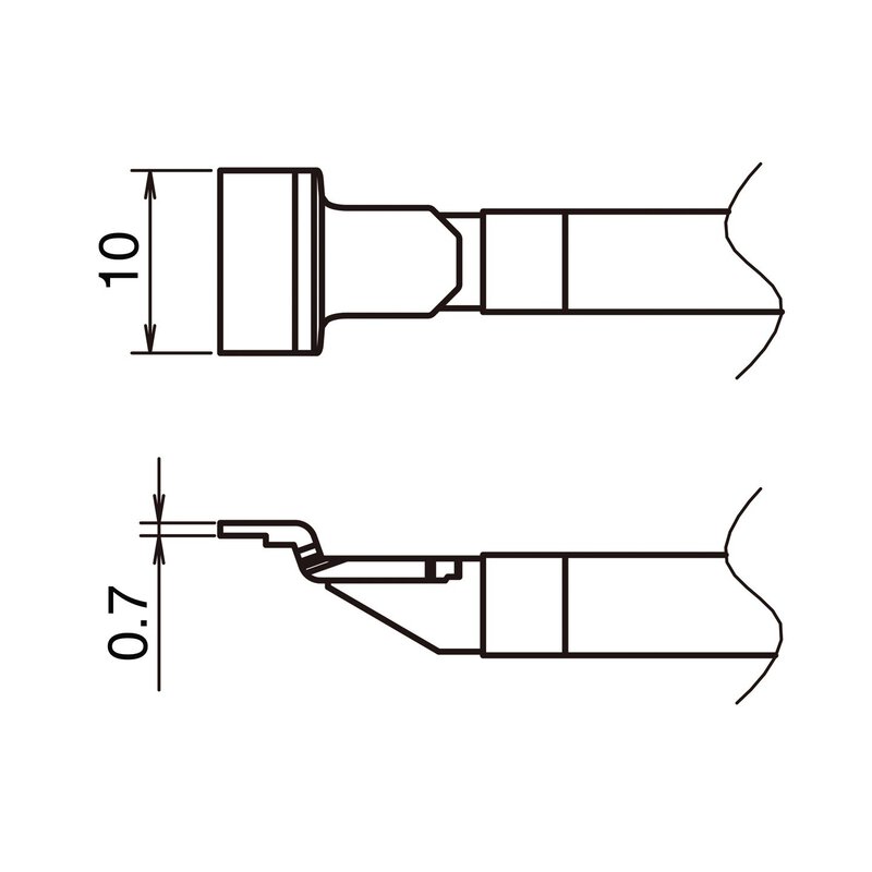 T51-L10 Aktiv-Lötspitze Format SOP 10L #1