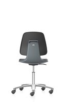 LABSIT 2 laboratory swivel chair, with castors, imitation leather Magic anthracite #thumbnail-2