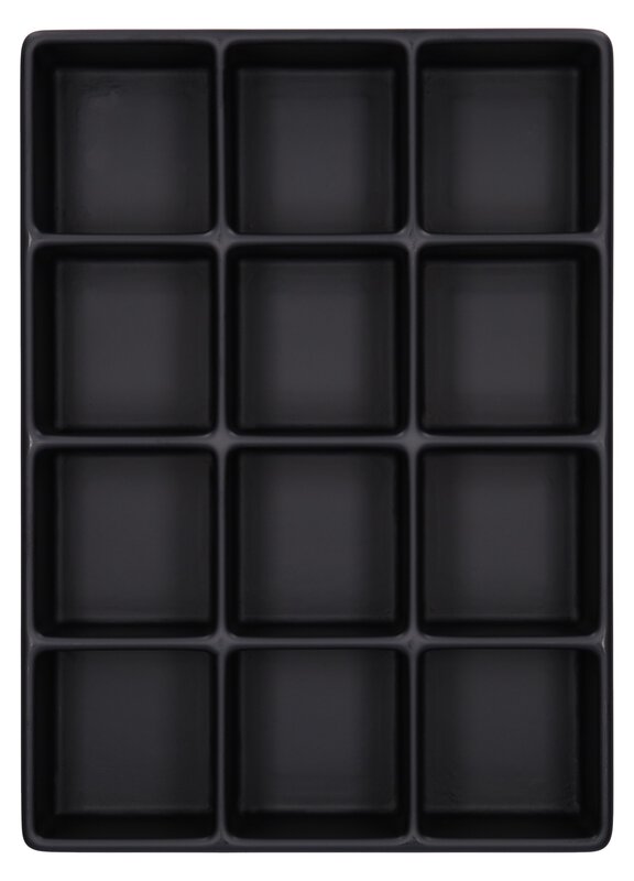 ESD-inzetstuk voor K 2000 ESD-koffer, 12 vakken, 75 x 71 mm elk #1