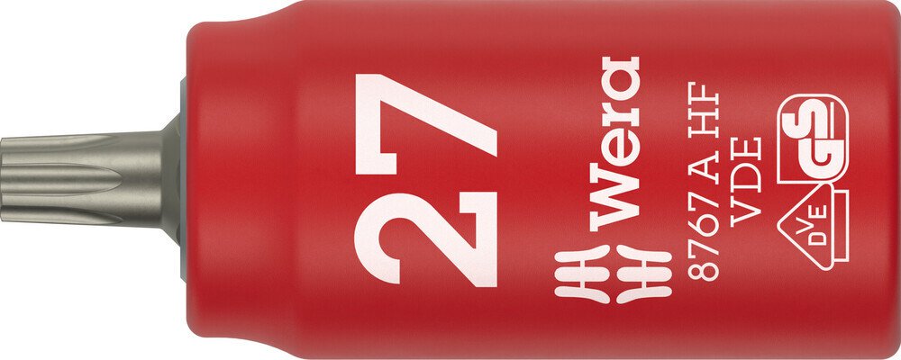Bitnuss, isoliert, mit 1/4"-Antrieb, mit Haltefunktion, TX 27 x 36 mm #zoom-1
