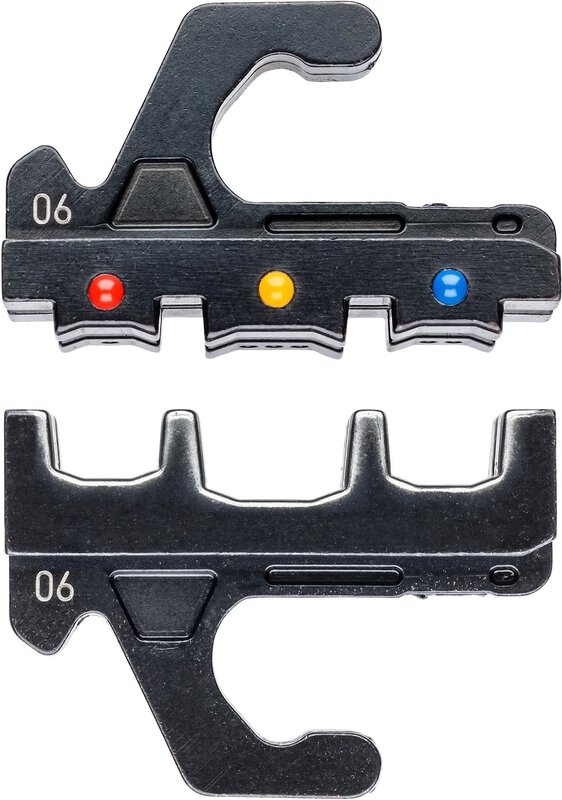 Stampo di crimpatura per capicorda isolati, connettori a spina + connettori di testa, 0,5 - 6,0 mm² (AWG 20 - 10)