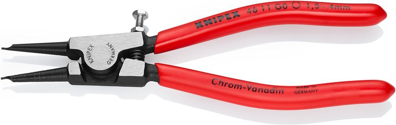 Sicherungsringzange für Greifringe auf Wellen, schwarz atramentiert, 140 mm #zoom-3