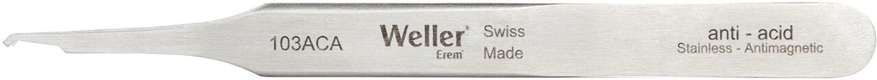 Weller Erem 103ACA SMD Tweezers, Angled 45°, for Vertical Application, 115mm #zoom-3