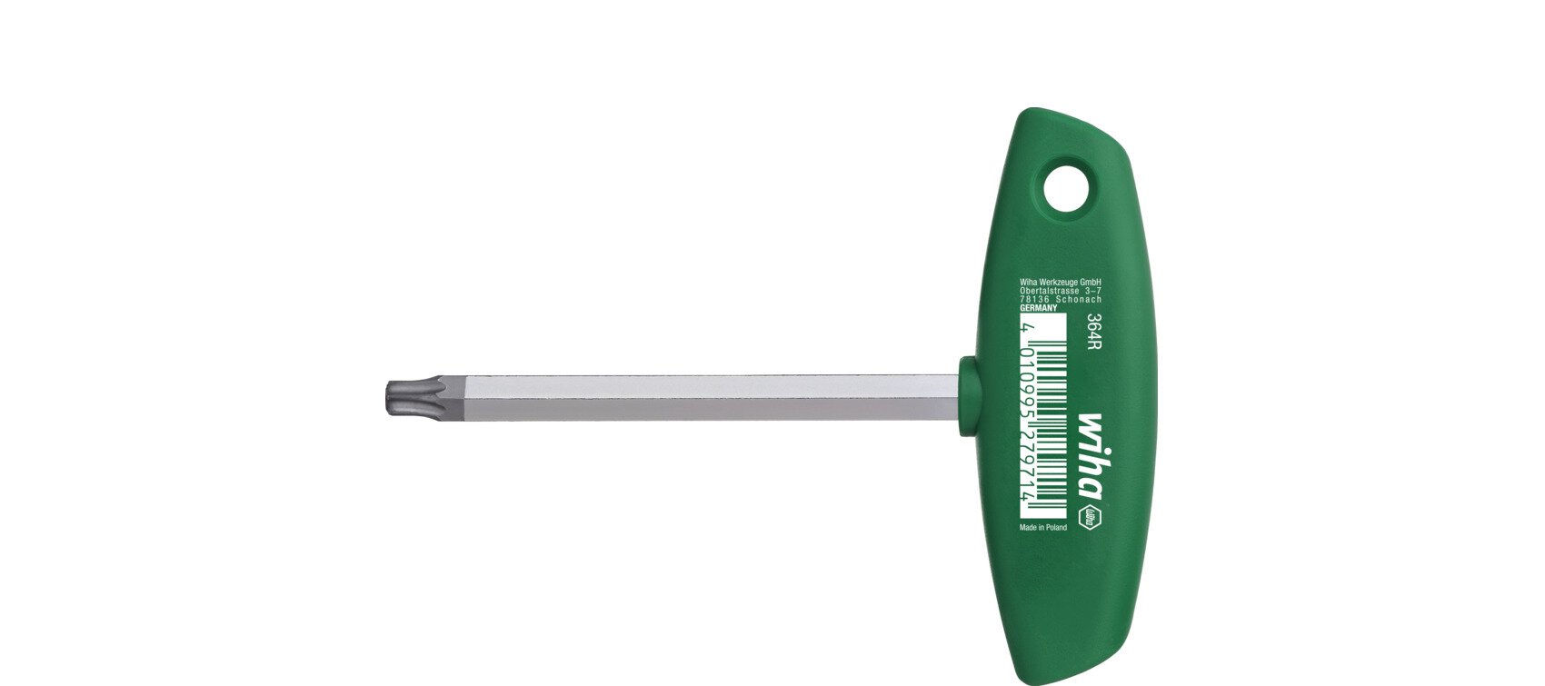Stiftschlüssel mit Quergriff TORX® MagicSpring® mattverchromt T9 (27964) #zoom-1