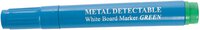 Hygostar detectable washable marker, blue housing, green writing, wedge tip #thumbnail-1