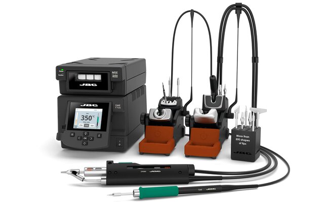 Stazione di rilavorazione DMSE-2QD incl. manipolo T245, dissaldatore DR560 e unità di controllo DME