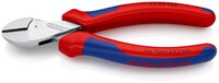 X-Cut® Pince coupante latérale compacte à démultiplication élevée avec gaines multicomposants, chromée, 160 mm (carte SB/blister) #thumbnail-1