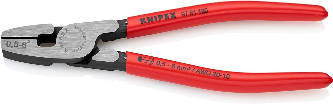 Crimpzange für Aderendhülsen mit Fronteinführung, 0,5 - 6,0 mm², 180 mm #zoom-2