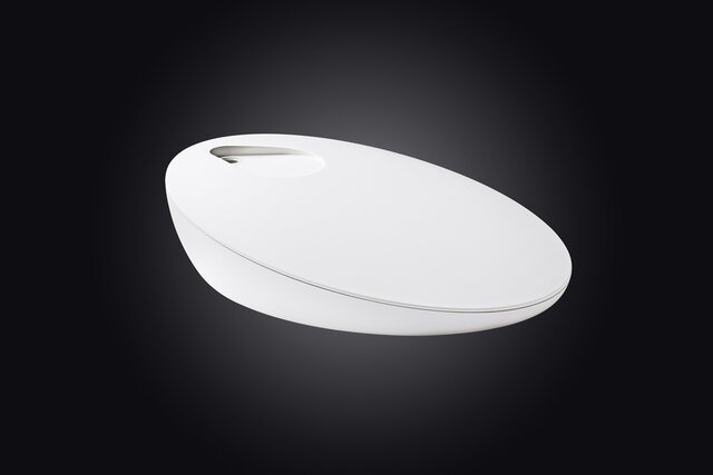 Heavy-duty table base for various lamps and lights