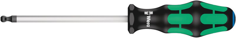 Hexagonal ball point screwdriver, 6 x 125 mm #1