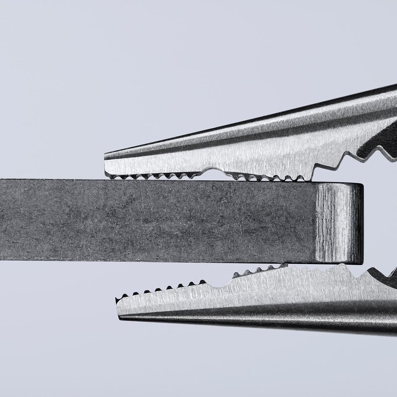 Pinze combinate a punta, atramentate nere, rivestite in plastica, 145 mm #4
