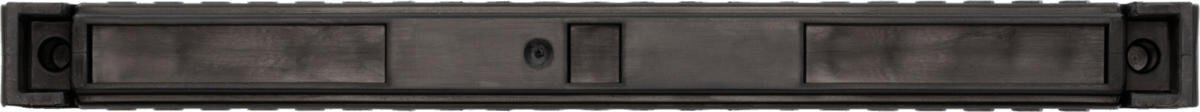 ESD double slot wall 300, 255x22x345mm, with floor stop type 022, non-reinforced, black #zoom-2
