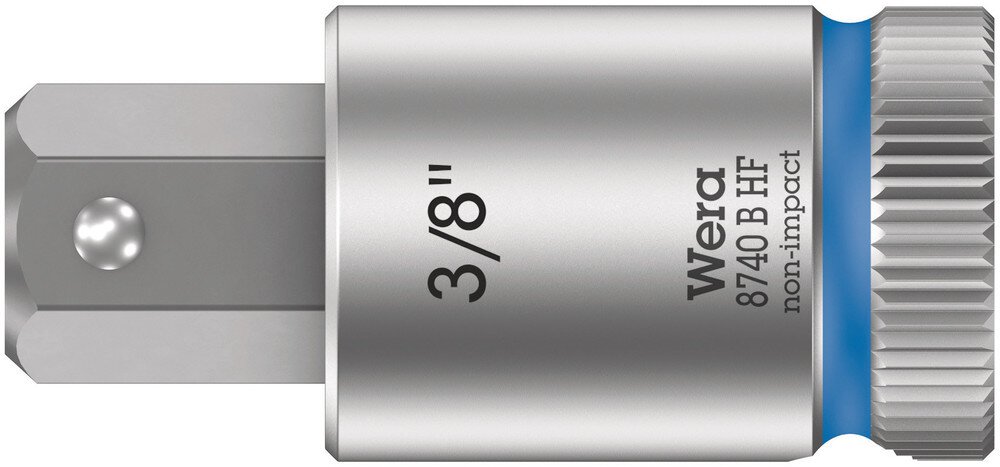 Bitsleutel met 3/8" aandrijving, met vasthoudfunctie voor binnen-zeskantschroeven, 3/8" x 38,5 mm #zoom-1