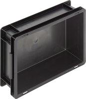 ESD Behälter New Box NB MC, Muschelgriffe, schwarz, 400 x 300 x 120mm #thumbnail-3