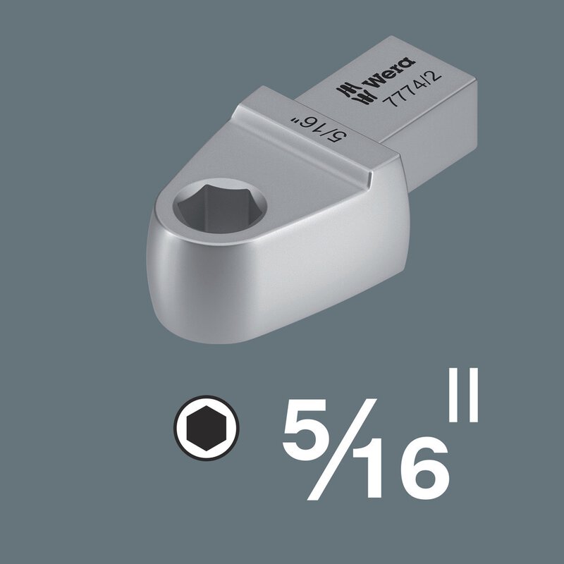 Outil d'insertion adaptateur d'embouts 5/16", 14x18 mm, 14x18 x 5/16" x 58 mm #3