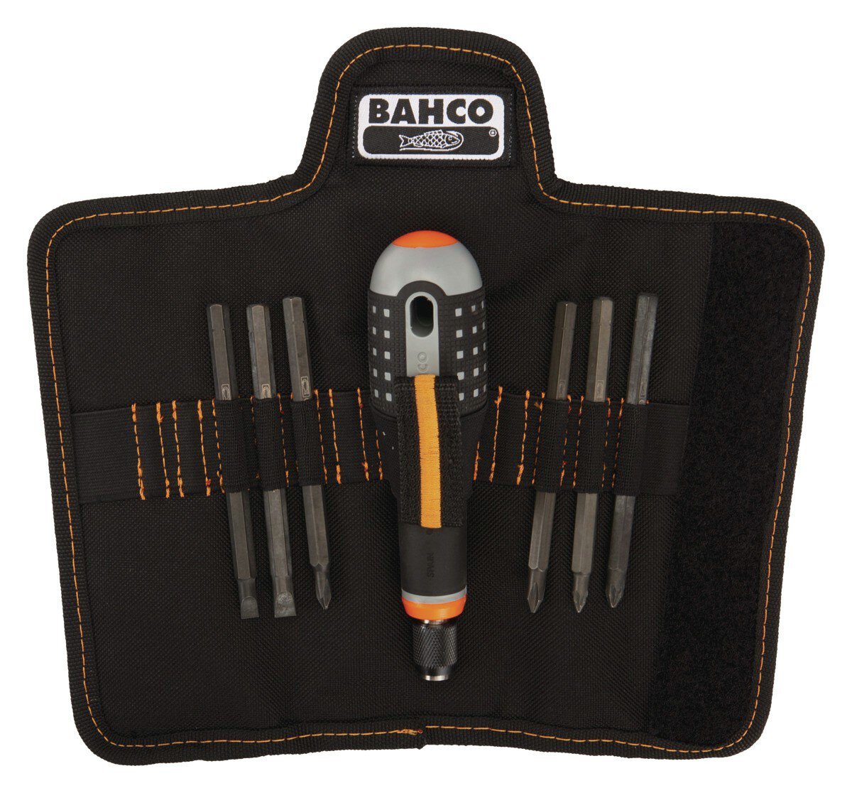 ERGO™ Screwdriver with rubber handle and interchangeable blades for slotted, Phillips and Pozidriv screws in a set, 7 pieces #zoom-3