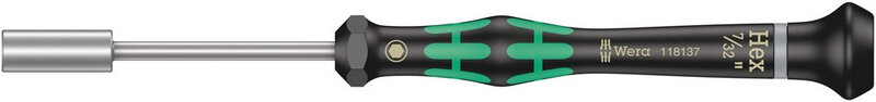 Electronics socket wrench, 7/32" x 60 mm #1