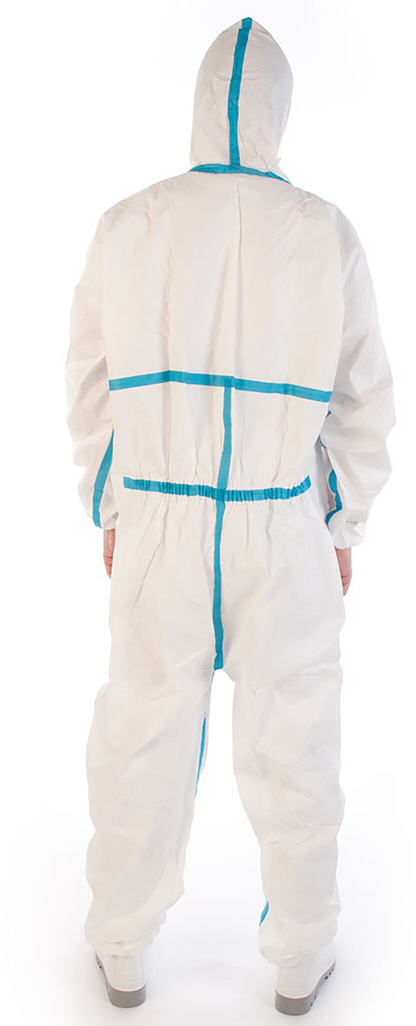 Overall Microporous, Cat.III, Type 4+5+6, white, size L #zoom-2