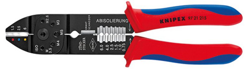 Crimpzange brüniert, 230 mm