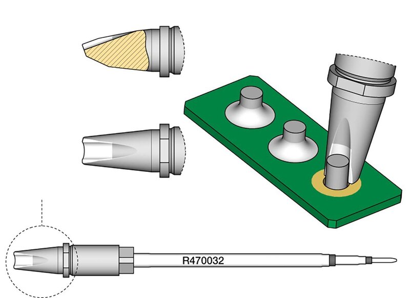 Soldering tip R470, pin connector, Ø 4 mm, R470032 #2