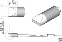 Lötspitze meißelförmig, 6,6 x 1,8 mm, C245966 #thumbnail-1
