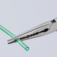 Pince de montage avec profilés transversaux recouverts de plastique, droite, noire atramentée, 280 mm (carte SB/blister) #thumbnail-4