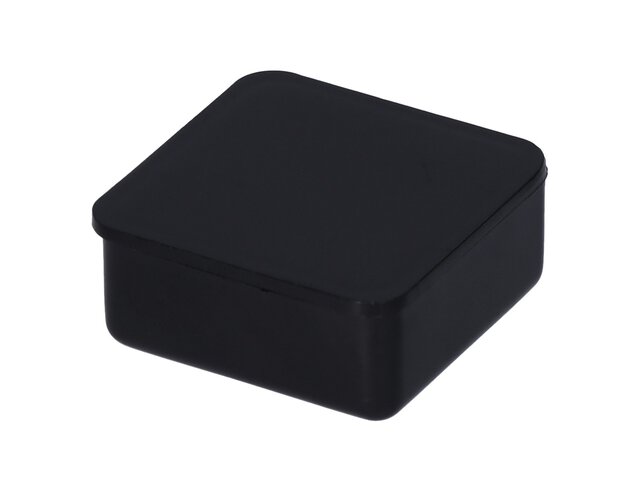 ESD Dose mit Griffrand, 27x27x12 mm, ableitfähig