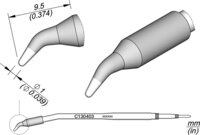 punta di saldatura conica, piegata, D: 1 mm #thumbnail-1
