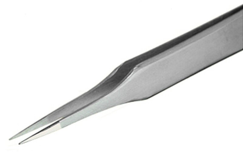Pincet, met sterke punten en scherpe messen, 120 mm