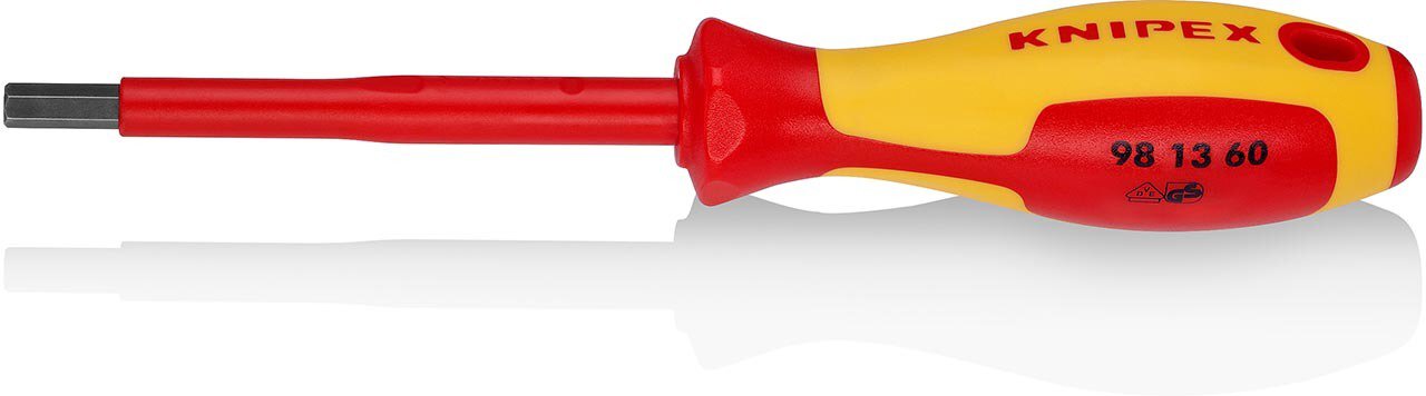 Schraubendreher für Innensechskantschrauben, brüniert, isoliert, Schlüsselweite 6 mm, 212 mm #zoom-1