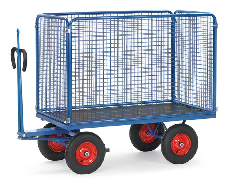Hand platform truck with towing eye Loading area 1600 x 900 mm  #1