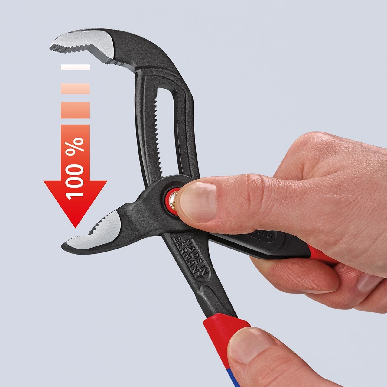 Cobra® QuickSet high-tech water pump pliers, gray atramentized, 250 mm #zoom-6