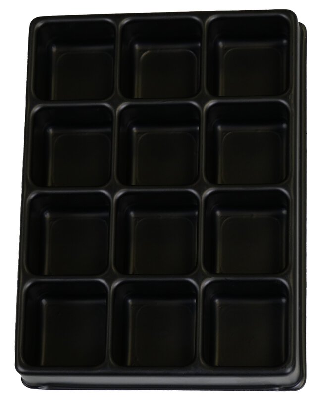 ESD-inzetstuk voor koffer K2012 ESD, 12 vakken à 25 x 24 mm #2