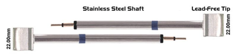 pair of tweezers blade 22,10mm (0,87")