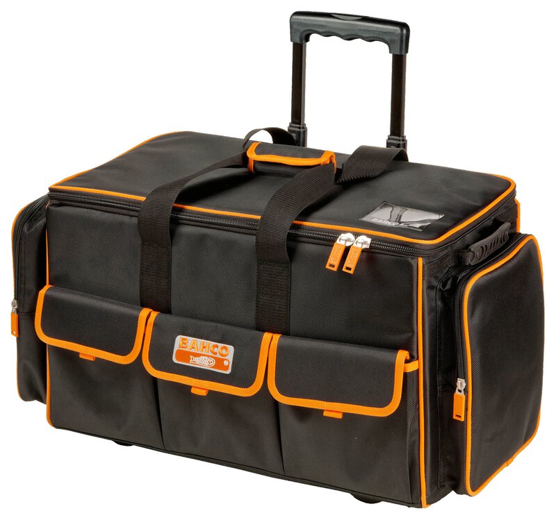 Stoff-Werkzeugtaschen mit Teleskopgriff und Rädern, 73 l #1