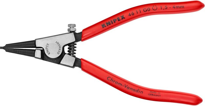 Sicherungsringzange für Greifringe auf Wellen, schwarz atramentiert, 140 mm #4