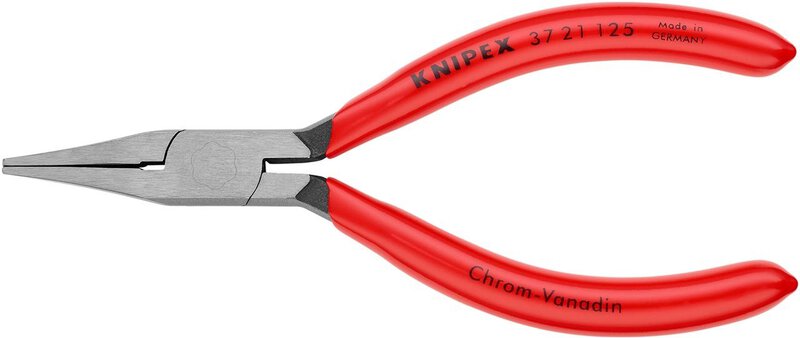 Gripping pliers for precision mechanics, black atramentized, 125 mm #3
